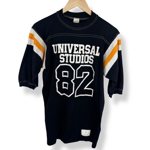 Universal Studios Jersey T-Shirt Size Large USA Vintage 80s Rare Single Stitch - Picture 1 of 13